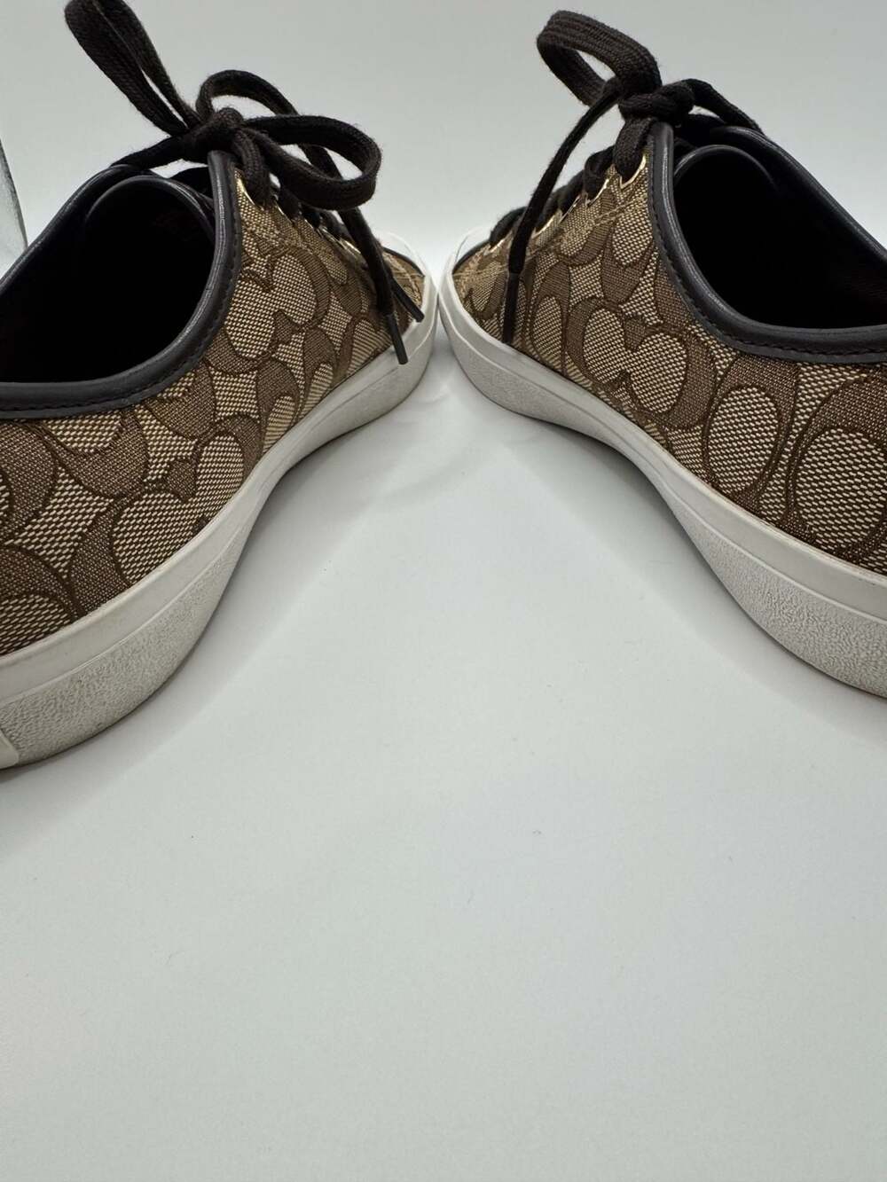 Coach Empire Signature Canvas Low Top Sneakers 9 - Picture 8 of 10